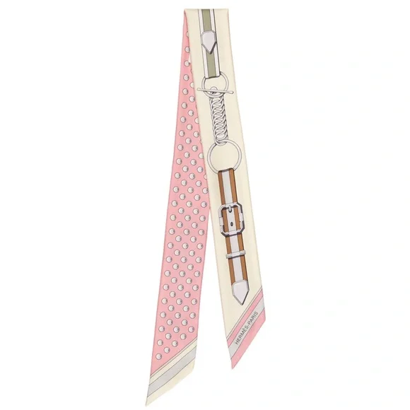 Hermes Grand Tralala Twilly Pink Rose - Picture 8 of 9